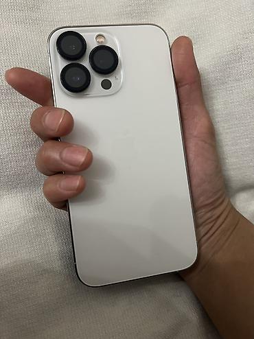 Apple iPhone: IPhone 13 Pro, Новый, 512 ГБ, Белый, Защитное стекло, Чехол, 86 % — 1