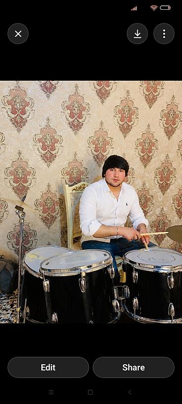 Barabanlar: Zərb alətləri dəsti – akustik baraban seti kaleka. rabocu baraban tom — 2