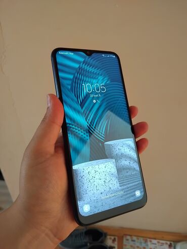 tws f9 gb 01: Samsung Galaxy A22, 32 GB, rəng - Qara, Barmaq izi, İki sim kartlı