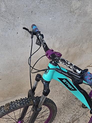 velosiped motoru: **Start velosiped, 26-lıq dəmir rama, full yığma, qabaq-arxa hidravlik — 4