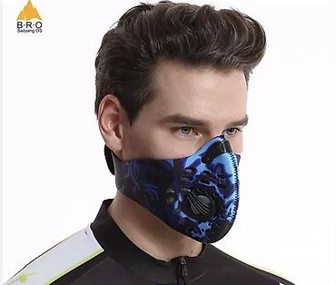 Маски медицинские: Спортивная моющаяся многоразовая маска для лица Рт 2,5 со сменным — 28