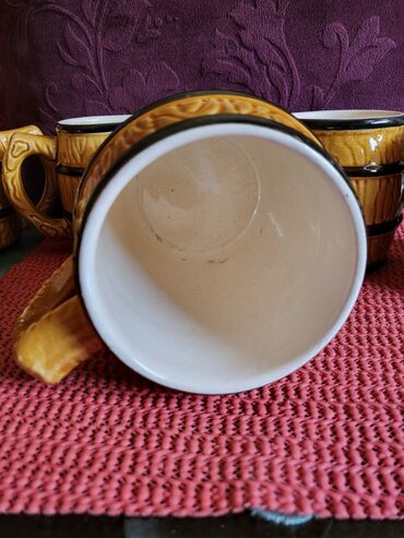 Čaše: Servis krigli za pivo iz 60,70ih. Kravsko Cehoslovacka. Servis — 10