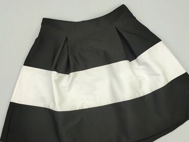czarne spódnice z eko skóry: Spódnica, M, stan - Bardzo dobry