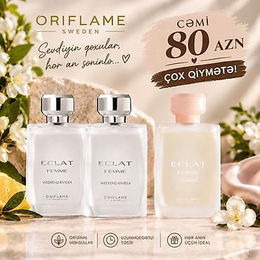 Oriflame Sweden – Eclat Femme ətirləri seti • Modellər: - Eclat