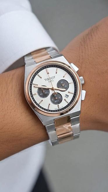 Наручные часы: Tissot PRX Chronograph qol saatı - İsveçrə istehsalı kvars xronoqraf — 7
