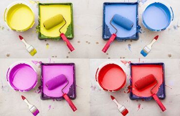 маслянные краски: Покраска побелка стен и качественно водоэмульсионной краской