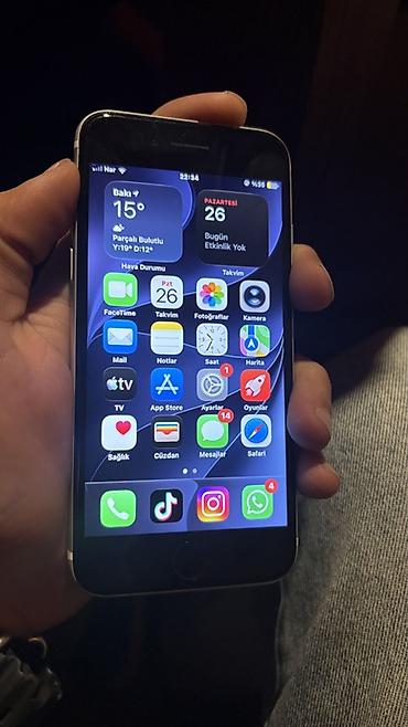 iphone se ekran: IPhone SE 2022, 64 GB, Ağ — 3
