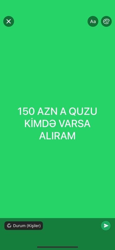 купить лошадь в баку: 150 AZN A QUZU KİMDƏ VARSA ALIRAM