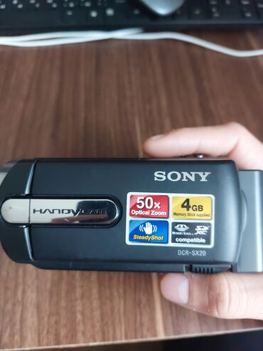 Videokameralar: Sony DCR-SX20E rəqəmsal videokamera - 50x optik zumlu Sony Lens — 6