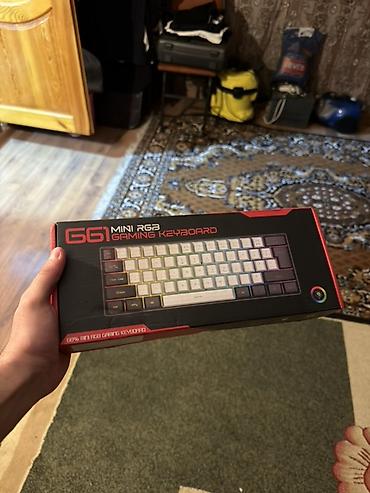 komputer sicanı: 61 düyməlik Mini RGB Gaming Keyboard - 60% ölçülü kompakt mexaniki — 1