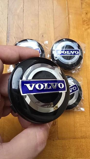 Gume i felne: ČEPOVI ZA FELNE VOLVO 60 MM / 56 MM - CRNI - ORIGINALNI | ORIGINALNI — 1