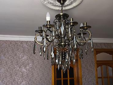 Çılçıraq, 8 lampa, Metal