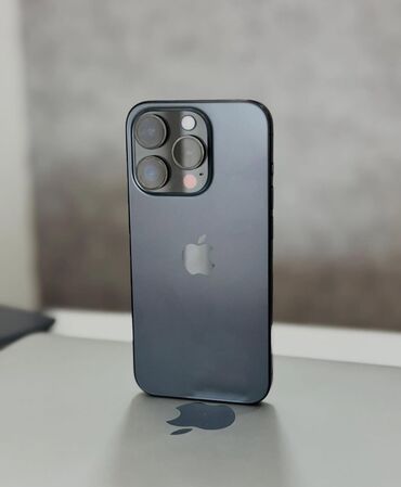 Apple iPhone: IPhone 15 Pro, Б/у, 128 ГБ, Blue Titanium, Чехол, 86 %