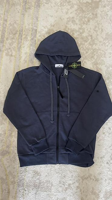 Толстовки: Stone Island — худи на молнии с капюшоном, размер M. Характеристики — 2