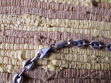 kais za kaput: Srebrni lanac nov,pravo srebro 925(moze zamena) lanac je kafa