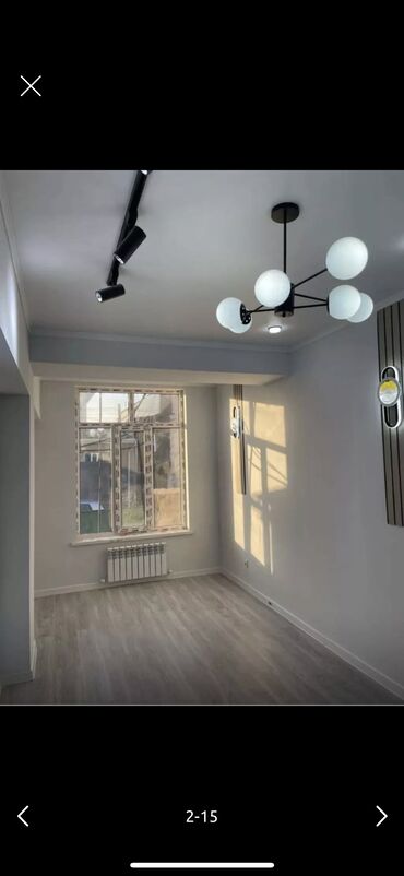 кыргызстан ипотека квартира: 1 комната, 43 м², 1 этаж, Евроремонт