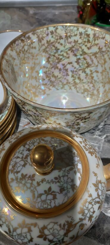 Çay dəstləri və servizlər: Çay dəsti, rəng - Qızılı -da lalafo.az — 6 Çay dəstləri və servizlər: Çay dəsti, rəng - Qızılı — 6