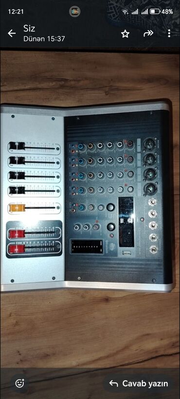 4 sinif informatika derslik: Dynacord KA-6 aktiv mikser/amplifikator + simsiz mikrofon seti - 4