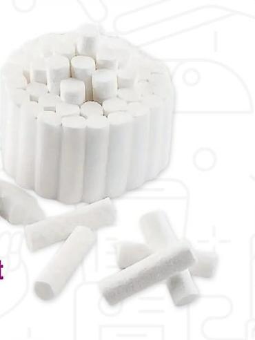 ağ kağız: Diş pambığı (valik tampon) – 7 AZN (+əlavə sifarişlər zamanı.) — 1