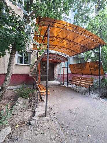 кыргызстан ипотека квартира: 2 бөлмө, 43 кв. м, 104-серия, 4 кабат, Эски ремонт