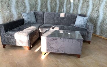künc divan islenmis: Угловой диван, Б/у, Раскладной, С подъемным механизмом, Платная доставка
