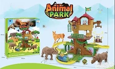 tigraste helanke: Zabavni park za životinje 🦁🎢 Dečiji edukativni set za igru. Novo u — 1