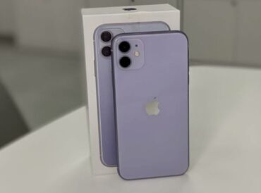 арзан наушник: IPhone 11, Колдонулган, 64 ГБ, Кабель, Кулакчындар, Коргоочу айнек, 80 %