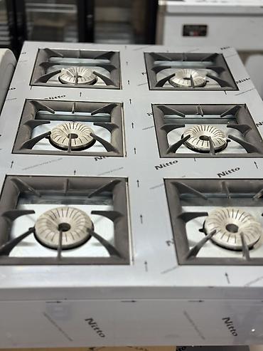 Профессиональная газовая плита Silverinox на 6 конфорок - Тип