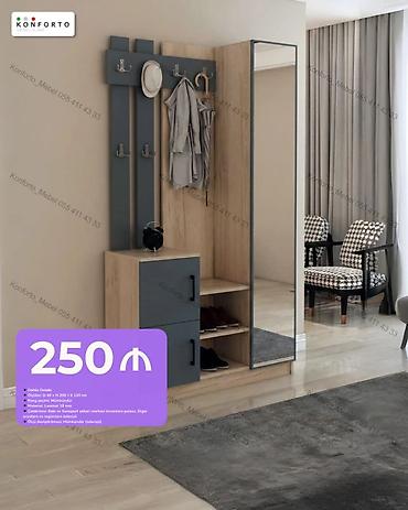 Dəhliz üçün çoxfunksiyalı portmanto-dolab dəsti - Daxili qarderoblu
