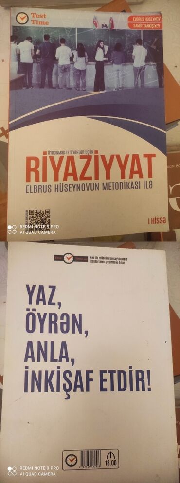 biologiya 6 metodik vəsait pdf: 18 manata alınıb.15 manata satılır.aburitentler üçün riyaziyyat üçün