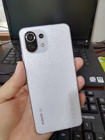 камера задняя: Xiaomi, Mi 11 Lite, 128 ГБ, түсү - Ак, 2 SIM
