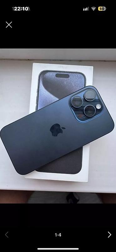 Apple iPhone: IPhone 15 Pro, Blue Titanium, Коробка — 1