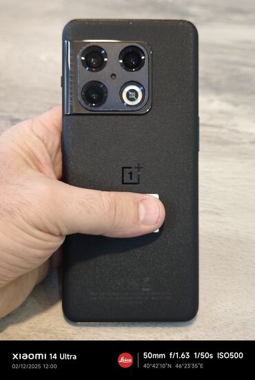 OnePlus: OnePlus 10 Pro, 256 GB, rəng - Qara, Barmaq izi — 6