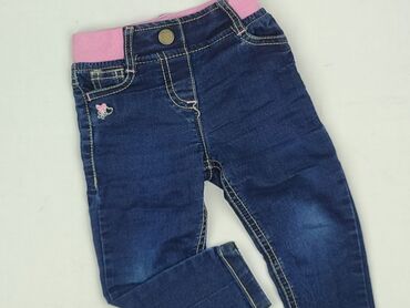 c a kurtka skórzana: Denim pants, F&F, 12-18 months, condition - Very good
