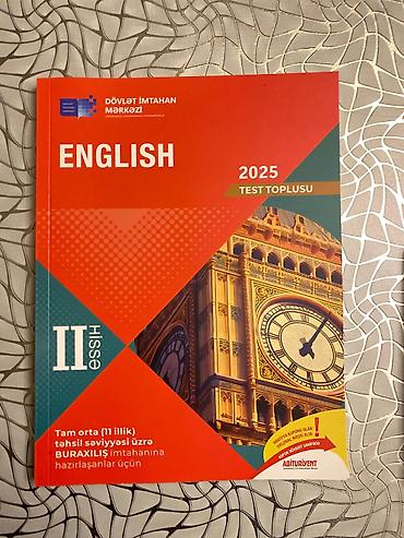 Testlər: İngilis dili Testlər 11-ci sinif, DİM, 2-ci hissə — 1