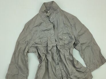 lniana spódnice z kieszeniami: Shirt, H&M, XL (EU 42), condition - Good