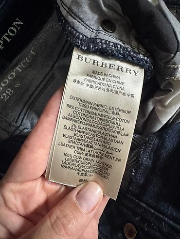 cins walvar: Burberry qadın cins şalvarı. Original. - Model: Low Bootcut — 4