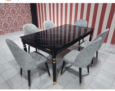 Sifarişlə masa və oturacaq dəstləri: Oval masa, Eyvan üçün, 6 nəfər — 13