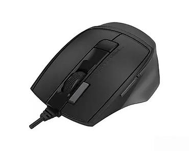 Kompjuterski miševi: Žičani optički miš za računar – crni - Ergonomski dizajn za — 3