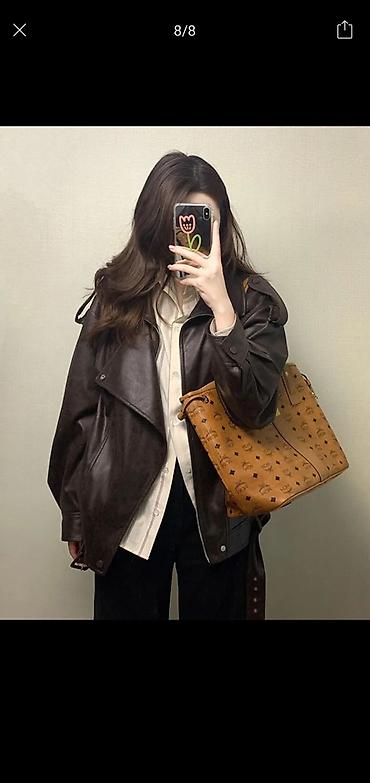 куртки кожанные: Кожаная куртка, Косуха, Экокожа, Оверсайз, 5XL — 3