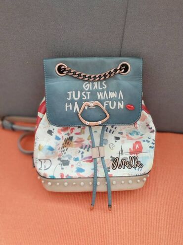pismo torba srebrna: Anekke, Material: Faux leather