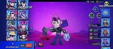 Другие видеоигры: Аккаунт Brawl Stars Основное: - Трофеи: 27 586 - Лига силы: II - — 19