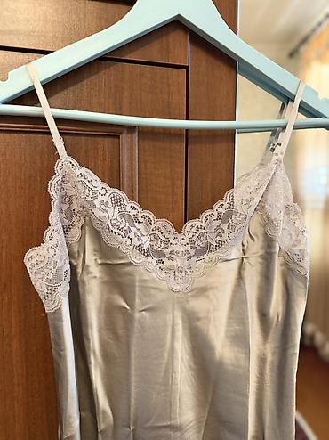 kombinezon: Intimissimi atlas kombinezon (slip) 100% silk yeni kolleksiya istifadə — 1