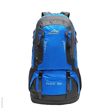 arctic hunter: Туристический рюкзак Huwai 60L, зеленый, синий, красный - Объем: 60 — 5