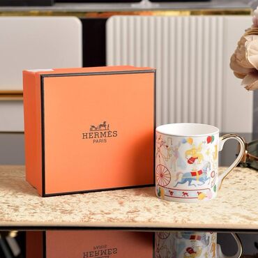 кумуш кашык: На заказ Чашка Hermès Paris с подарочной коробкой - Бренд/серия