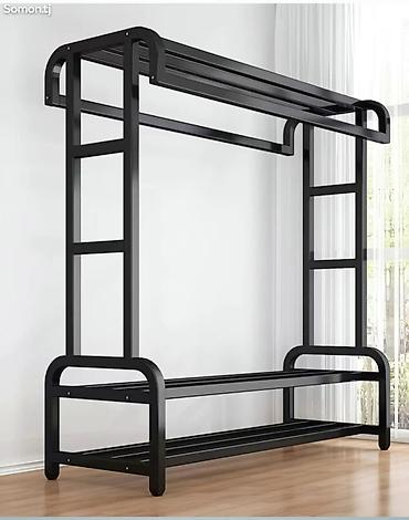 ev başmaqları: Asılqan paltar **🧥 Premium Dəmir Asılqanlı Stend** Qalın metal — 4