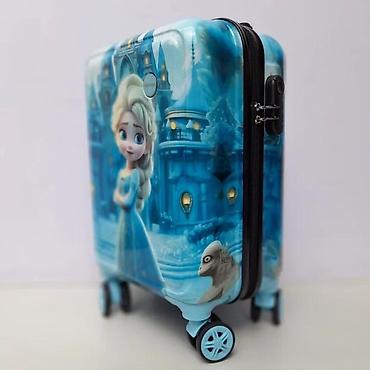 Rančevi, torbe i koferi: Dečiji kofer na točkiće – motiv ledene princeze - Tvrda školjka sa — 7