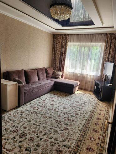 купи продай бишкек недвижимость: 2 комнаты, 50 м², 105 серия, 3 этаж, Евроремонт