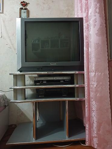 Panasonic CRT televizor (işləyir) + TV stendi komplekti Məhsulun