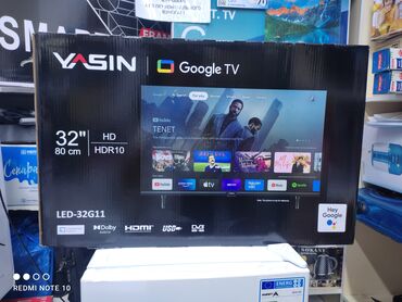 ТВ и видео: Срочная Акция Телевизор ясин 32g11 android, 81 см диагональ, с